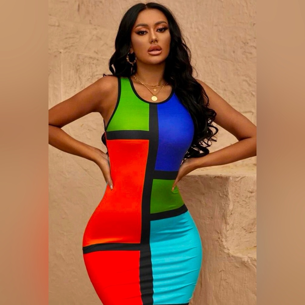 Color Cute dress